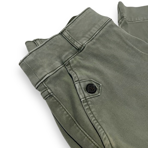 SPANX 20312Q Stretch Twill Cropped Wide Leg in Green Pants Medium Petite - Picture 5 of 8